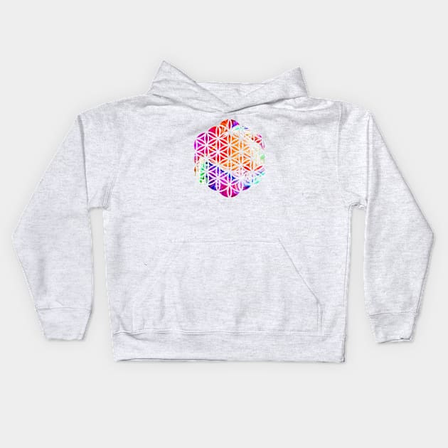 Flower of Life Kids Hoodie by nnorbi